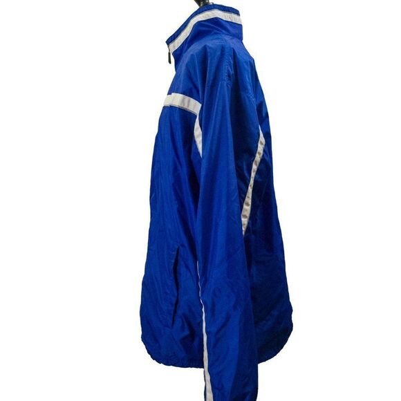 Retro Adidas Medium Blue Windbreaker - Picture 3 of 6